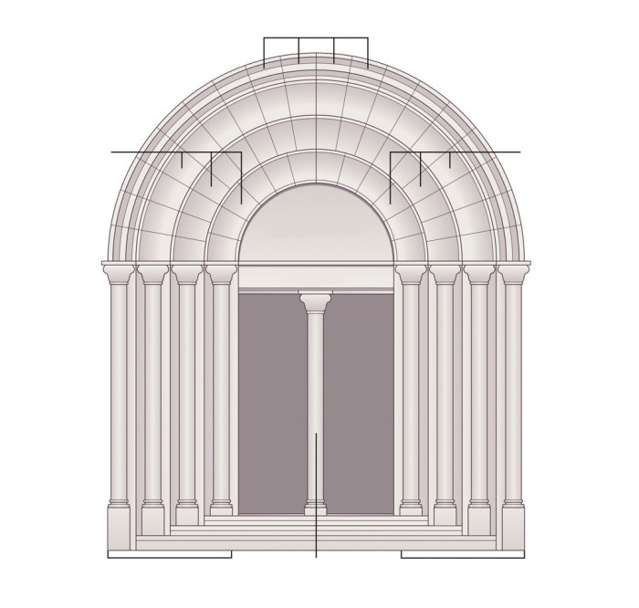 Gothic romanesque architecture diagram vs portal church medieval roman between compared schematron differences cathedral windows google bestofsicily arches ages middle