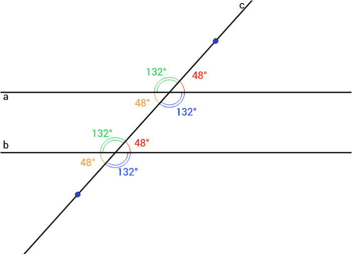 Parallel and transversal lines quiz