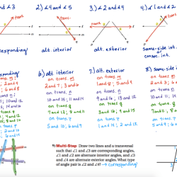 Parallel and transversal lines quiz