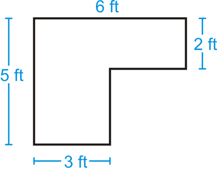 Area figure composite brainly